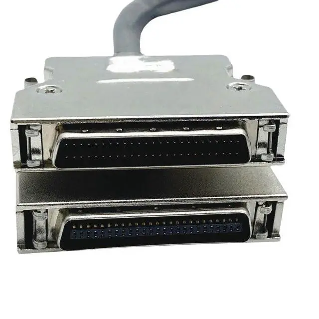 Alt view image 3 of 5 - SCSI HPCN50 to HPDB50 Connector Cable DB50 Male to CN50 Male Double Layer Data Cable with Iron Shell Customizable(300cm)