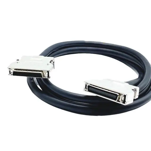 Alt view image 4 of 5 - SCSI HPCN50 to HPDB50 Connector Cable DB50 Male to CN50 Male Double Layer Data Cable with Iron Shell Customizable(300cm)