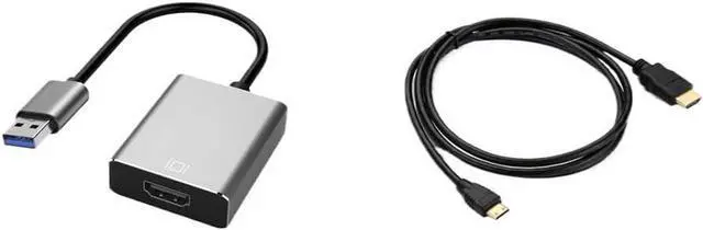Main image of USB to HDMI Converter Type C Adapter VGA Computer External M>oni>tor HD Line TV Projector(USB to 1HDMI for Mac)