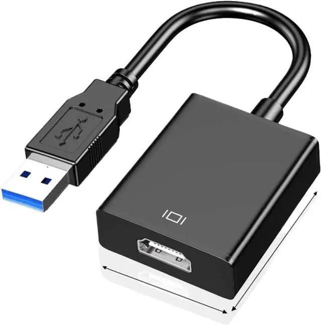 Alt view image 5 of 5 - USB 3.0 to HDMI Adapter 1080P USB 2.0 to HDMI-Compatible Converter External Video Card(USB2.0)