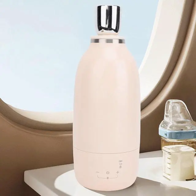 Alt view image 5 of 7 - 500ml Milk Warmer Insulated Rechargeable Wireless Airtight Water Boiler for Camping