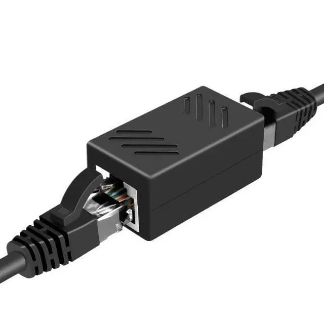 Alt view image 4 of 7 - 10/20/30pcs Ethernet Cable Extender,RJ45 cat6 Coupler, Extender Connector - Ethernet Coupler Female to Female(10PCS)