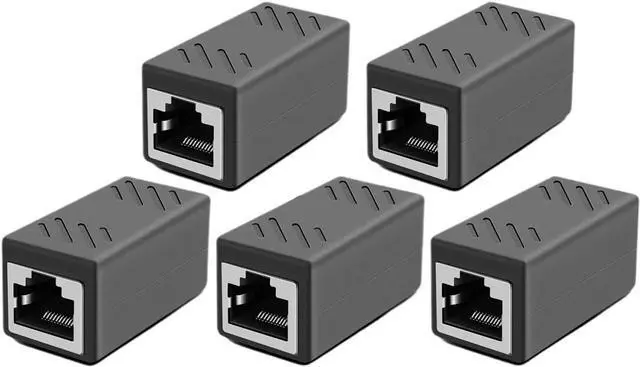 Main image of 1/50Pcs RJ45 Coupler Ethernet Extender 1000Mbps LAN Connector Cat6/Cat5e Ethernet Cable Extender Adapter Female to Female(50pcs)
