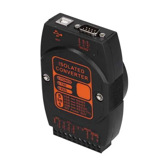 Alt view image 7 of 7 - Hyuduo USB to RS485 Adapter, Industrial Grade 5 in 1 Converter with 3 Optocoupler Isolation, for 422 232 TTL Interface and Long Distance Communication ((3Mbt Communication Rate))