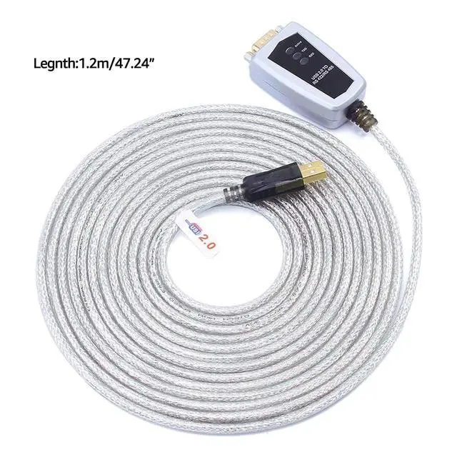 Alt view image 3 of 7 - USB to RS422 RS485 Adapter Board LED Indicators RS-485 RS-422 Cable Converter for 10 8 7 XP Port Adapter