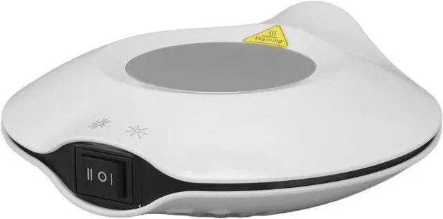 Alt view image 7 of 7 - Heating and Cooling Dual Purpose USB Coaster for Hot and Cold Drinks, Beverage Cup Warmer and Cooler Mat, White