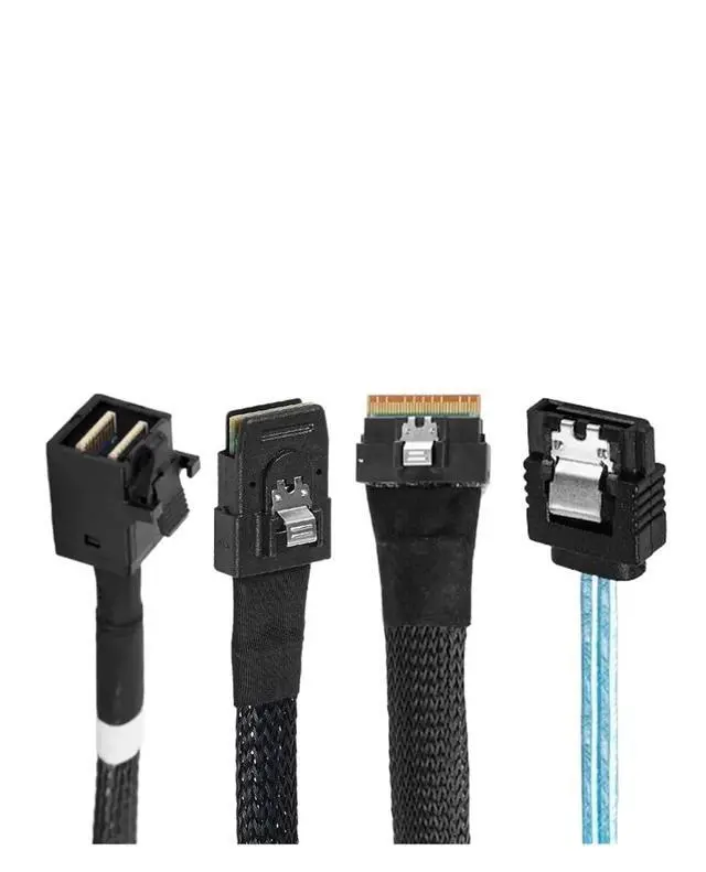 Alt view image 6 of 6 - MI NI S*A*S to Adapter Converter,MI NI S*A*S SFF 8087 Controller 6gb to 4SATA Forward Breakout Cable,SFF-8087 Connector to 4(1m,SF-009)