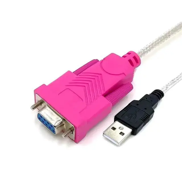 Alt view image 7 of 7 - USB 2.0 to RS232 Serial Port Cable, Industrial Grade USB to RS232 Male/Female 9-Pin COM Port(USB AM-DB9 F)