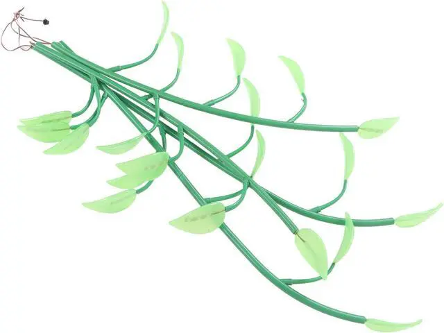 Alt view image 7 of 7 - LED Indoor Plant Lamp, Decorative Indoor Light for Healthy Rhythm and Concentration, USB Programmable Night Light for Cozy Gatherings, Green Plant Lamp Made of Plastic