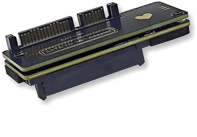Main image of Desktop to S*A*S Adapter Converter 6Gbps (7+15) 22Pin Male to S*A*S 29Pin Female Expansion Card Riser for 2.5" 3.5" S*A*S HDD