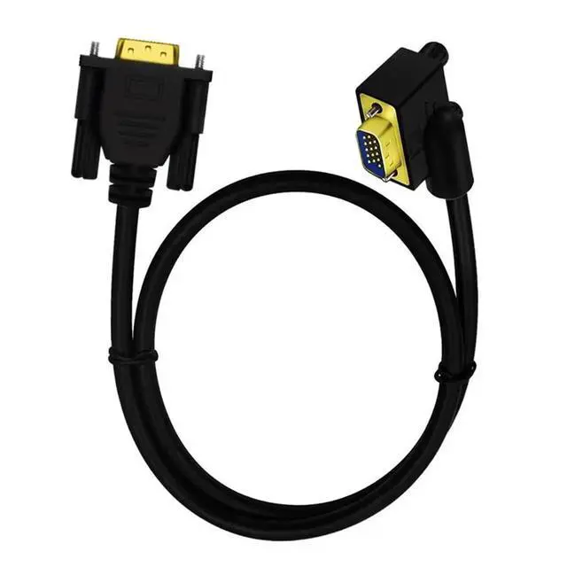 Alt view image 6 of 7 - HD V/GA Cord 90 ° Elbow 15Pin Male to Computer to TV Connection 0.5m/1m/1.5m(0.5m,Down)