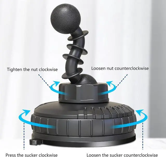 Alt view image 4 of 7 - Vehicle Mounted USB Fan Car Head Adjustable Cooler Fan Auto Suction Cup Cooling Fan For Dashboard Home Office