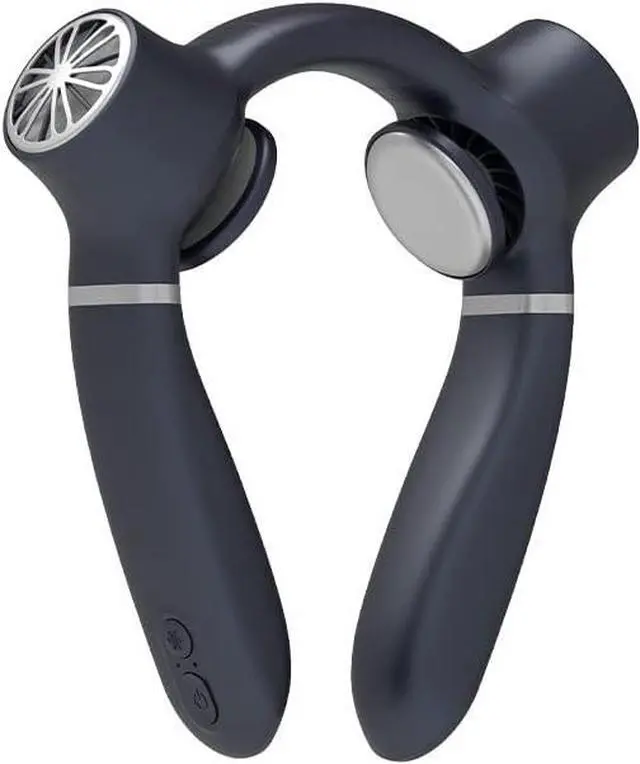 Main image of Portable ultimate bladeless neck fan, rechargeable personal fan suitable for neck, wearable fan suitable for outdoor, home, office, with metal neck support