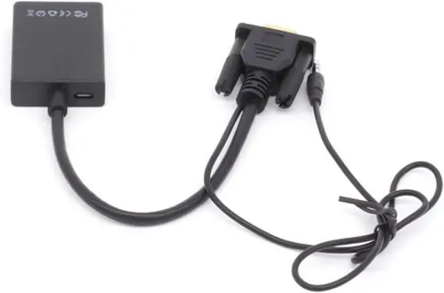 Alt view image 4 of 4 - V/GA to HDMI-Compatible Converter Cord Adapter 1080P Power Input for HDTV M>oni>tor Projector PC TV-Box(Type 1)