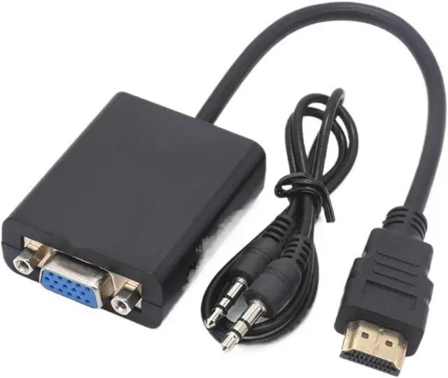 Alt view image 2 of 4 - HDMI-Compatible to V/GA Adapter with HDTV Male to Female Converter Port to Output 1080P TV Video