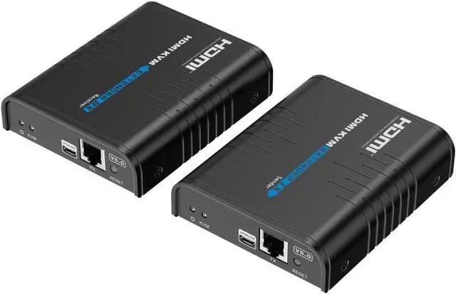 Main image of LKV373KVM-V5.0 HDMI KVM Extender 120m Over IP Touch Screen Control Support one-to-one or one-to-Many 1920x1200@60Hz Transmitter Receiver for USB Keyboard Mouse