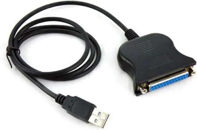 Alt view image 2 of 5 - USB to 25 Pin DB25 Female IEEE 1284 Parallel Printer LPT Adapter Print Converter Cable Parallel Interface Communication