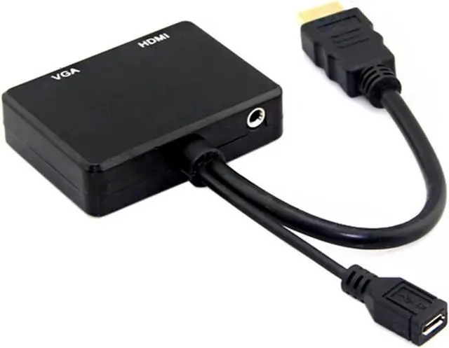 Alt view image 4 of 5 - HDMI Input to V/GA Converter with Multi Screen Display, 1/2 with high-Definition Distributor USB3.0