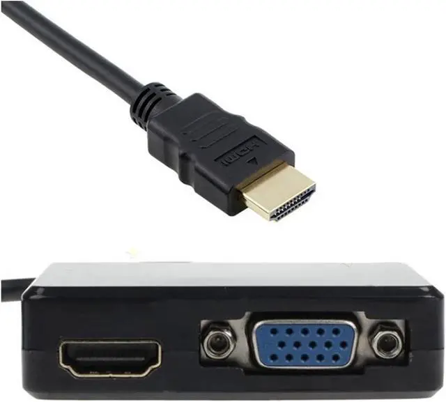 Alt view image 5 of 5 - HDMI Input to V/GA Converter with Multi Screen Display, 1/2 with high-Definition Distributor USB3.0