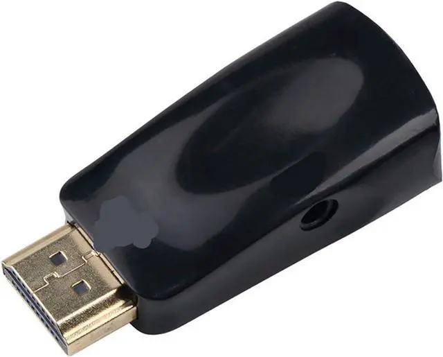 Main image of HDMI-Compatible to V/GA Cord Converter Male to Famale Adapter 3.5 Mm Ja-ck HD 1080P for PC Tablet(White)
