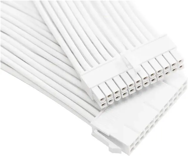 Alt view image 6 of 6 - All PSU Extension Cable Kit, Sol*/id Color Cable Sol*/id 300mm ATX24Pin PCI-E8Pin CPU8Pin with Combs(Kit I)