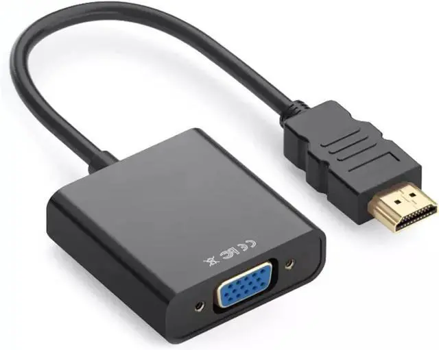 Main image of for HDMI to V/GA Adapter Plated 1080P Full HD Male to Female HDTV HDMI-Compatible to Cord for Monitor/Projectors/Laptop(1Black)