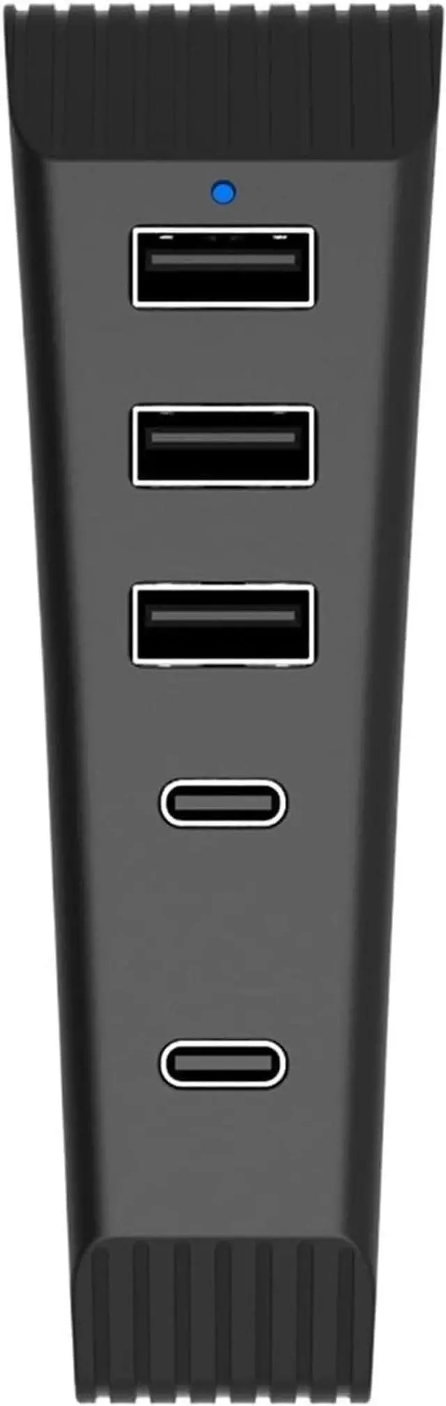 Main image of 1PCS 5 in 1 USB Hub High-Speed Extra USB Port Extender with 3USB 1 Type C Port 1Type-C 3.1 for Game Console(Black)