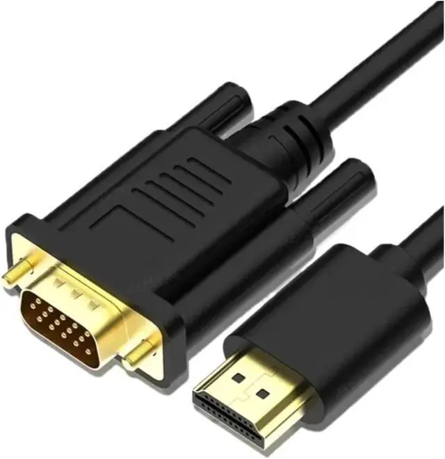 Alt view image 2 of 4 - HDMI to V/GA Compatible Adapter Cord, 1.8 Meters, FHD 1920/1080P, Suitable for Desktop Computers, TVs, Monitors, and projectors
