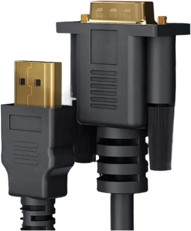 Alt view image 4 of 4 - HDMI to V/GA Compatible Adapter Cord, 1.8 Meters, FHD 1920/1080P, Suitable for Desktop Computers, TVs, Monitors, and projectors