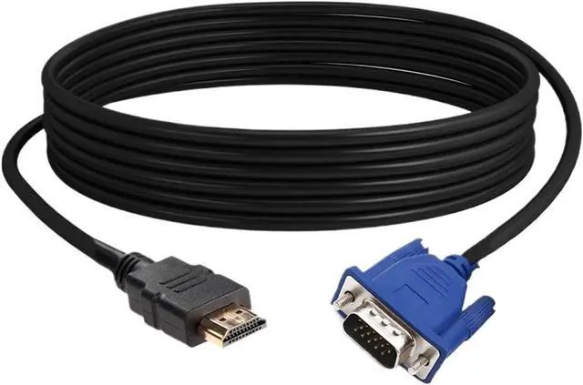 Alt view image 3 of 5 - 1.8M 6FT High Definition Multime -Compatible to V/GA Cord Male to Video for HDTV PC Adapter Support 1080P(5m)