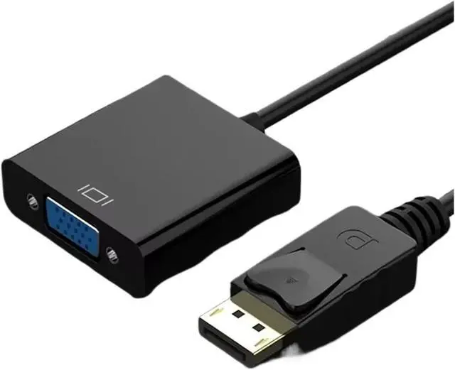 Alt view image 3 of 3 - 1080P DisplayPort DP to V/GA Adapter Cord Male to Female Converter for TV Box Projector PC