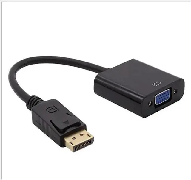Alt view image 4 of 4 - DP to V/GA DisplayPort Male to Female Converter Adapter Cord 1080P for TV Computer Projector