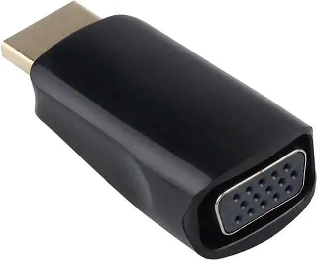 Alt view image 4 of 6 - HDMI-Compatible Male to V/GA Female Adapter HD 1080P Cord Converter for PC TV Box Computer Display Projector(Black no Cable)