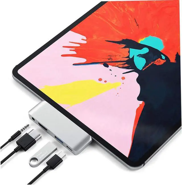 Alt view image 2 of 7 - Hemoton 2pcs USB- Adapter USB and Headphone Jack Pd Charging for Laptop Compact Silver Design for Seamless Connectivity and Fast Data Transfer