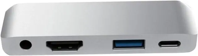 Alt view image 4 of 7 - Hemoton 2pcs USB- Adapter USB and Headphone Jack Pd Charging for Laptop Compact Silver Design for Seamless Connectivity and Fast Data Transfer