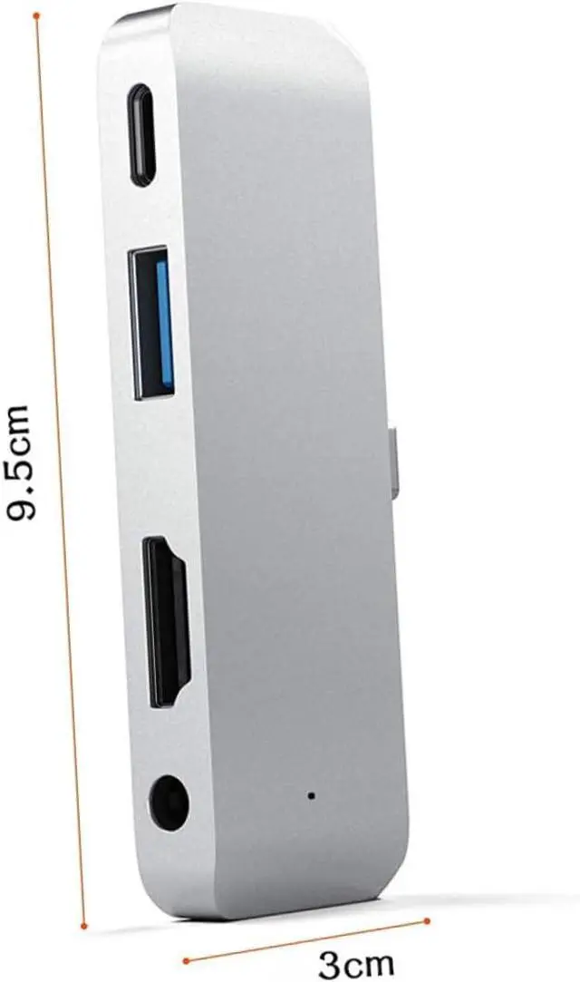 Alt view image 5 of 7 - Hemoton 2pcs USB- Adapter USB and Headphone Jack Pd Charging for Laptop Compact Silver Design for Seamless Connectivity and Fast Data Transfer
