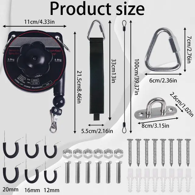 Alt view image 2 of 7 - EV Charger Cable Retractor, Universal Cable Management System | Auto Retracting Reel, Ceiling or Wall Mount, Keeps Cables Off Floor, Compatible with Most Level 2 EV Chargers