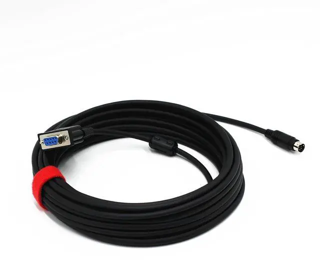 Alt view image 5 of 7 - Wood Thrush PTZ Camera Control Cable, 8-Pin Mini-DIN to RS232 VISCA Cable for Long-Distance Camera Control. Connect to Joystick, Keyboard, or PC. Compatible with Most Major Brands. (98.4ft/30m)