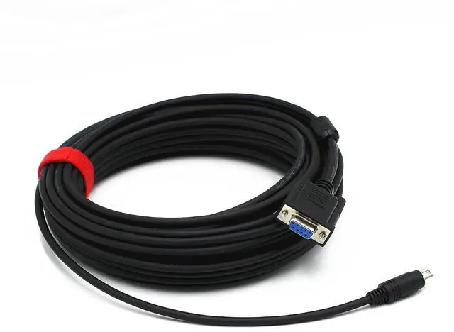 Alt view image 7 of 7 - Wood Thrush PTZ Camera Control Cable, 8-Pin Mini-DIN to RS232 VISCA Cable for Long-Distance Camera Control. Connect to Joystick, Keyboard, or PC. Compatible with Most Major Brands. (98.4ft/30m)