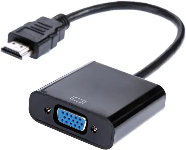 Main image of HD 1080P HDMI-compatibe to V/GA Cord Converter with Power Supply Male to Female Adapter for PC TV Tablet(Only Converter)