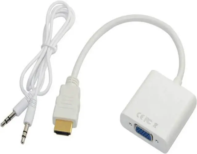 Main image of 30PCS HDMI-Compatible to V/GA Converter Cord with Port(White)