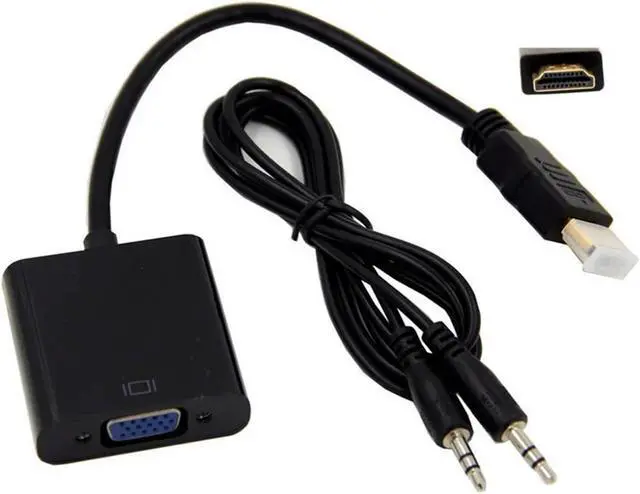 Alt view image 3 of 5 - 30PCS HDMI-Compatible to V/GA Converter Cord with Port(White)