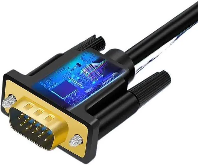 Alt view image 4 of 4 - USB HDMI to VGA Cable, HDMI to VGA (Rotary) Supports 1080P(300CM)