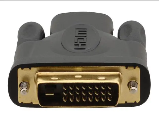 Main image of Kramer 99-9497001 1' AD-DM/HF DVI-D Male to HDMI Female Adapter Cable, 1 Foot, Black