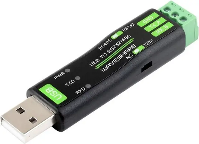 Main image of USB to RS232/485 Serial Converter, Onboard FT232RNL Chip, Multiple Devices Applicable, Multi-OS Compatible