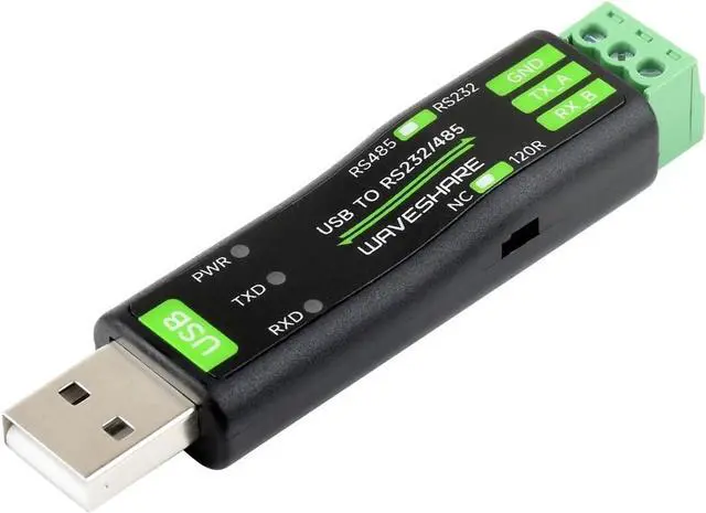 Alt view image 3 of 6 - USB to RS232/485 Serial Converter, Onboard FT232RNL Chip, Multiple Devices Applicable, Multi-OS Compatible