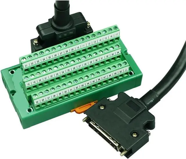 Alt view image 4 of 7 - HL-SCSI-50P SCSI50 50pin Relay Terminals Adapter Board for Servo CN1 ASD-BM-50A A2/AB(SCSI50P 15m Cable)
