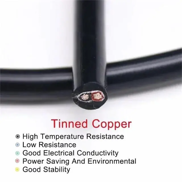 Alt view image 4 of 6 - 1~10m Soft Silicone Rubber Cable sq 0.3 0.5 0.75 1 1.5 2.5 4 6mm, 2 3 4 6 Cores Insulated Flexible Copper High Temperature Wire(Red 0.5mm,3 Meters,3 cores)