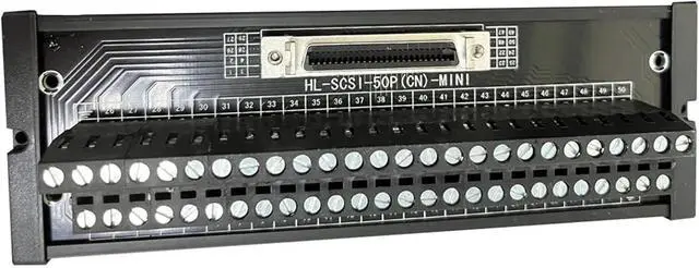 Alt view image 7 of 7 - HL-SCSI-50P SCSI50 50pin Relay Terminals Adapter Board for Servo CN1 ASD-BM-50A A2/AB(SCSI50P 15m Cable)