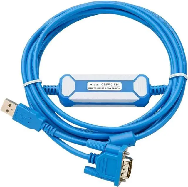 Main image of CS1W-CIF31 Adapter for USB Switch Serial to R232 Programming Cable USB-RS232 Optical Converter Line USB Port(Male Port)